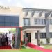 President Akufo-Addo (inset) cutting the tape to commission a state-of-the-art building for the Department of Psychiatry at the Korle-bu Teaching Hospital